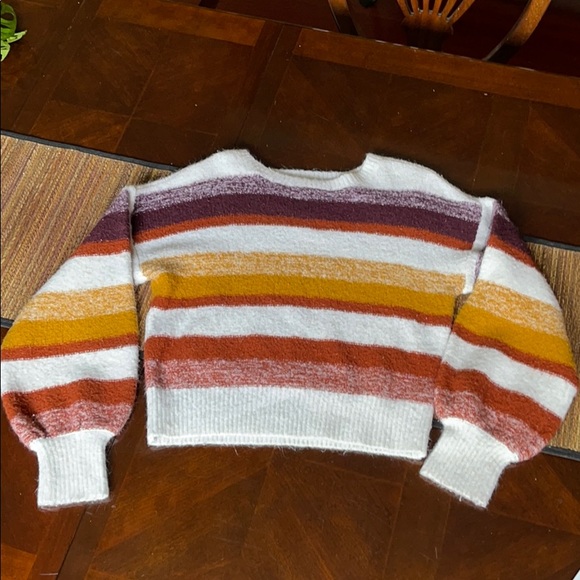 Ten Sixty Sherman Sweaters - Ten Sixty Sherman Striped Slouchy Sweater